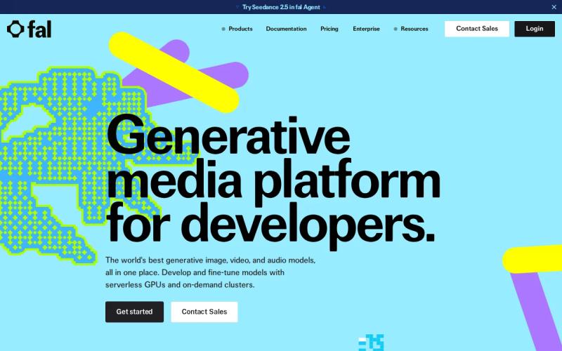 fal.ai: visual reference for 2. fal.ai, Flexible Pay-as-You-Go Media Generation