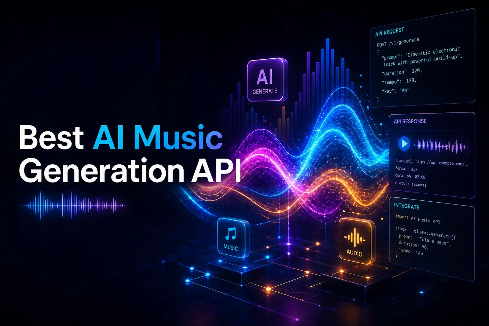 Best AI Music Generation APIs in 2026: Suno, Udio, ElevenLabs & More Compared