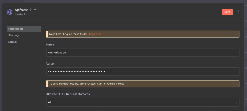 Apiframe header auth 