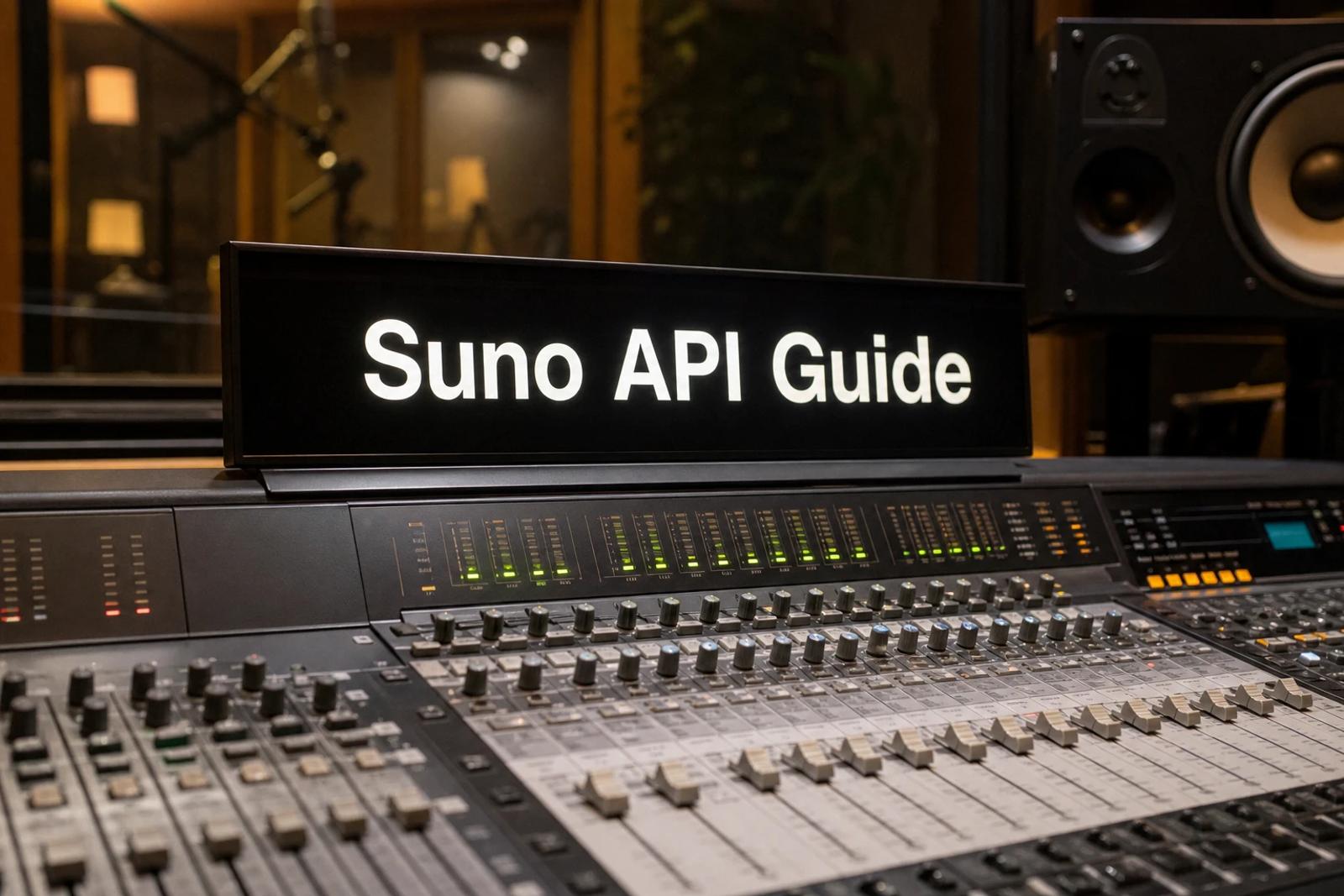 Suno API Guide: Generate Music Programmatically