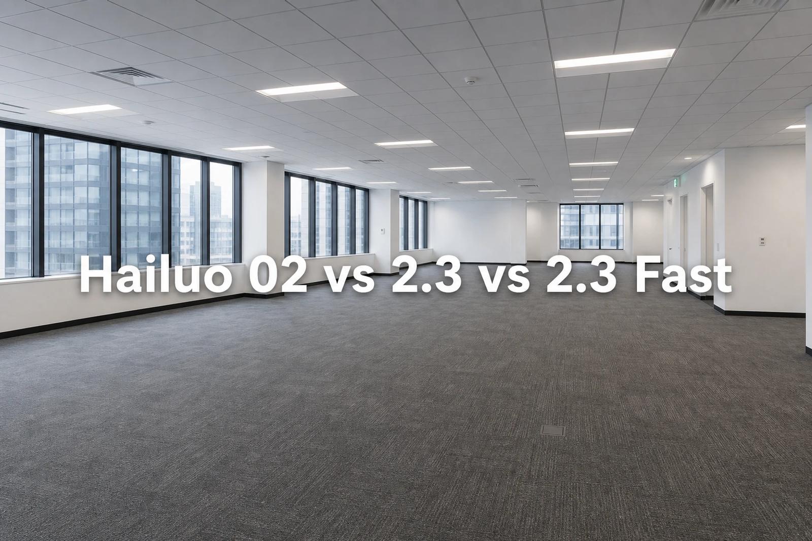 Hailuo 02 vs 2.3 vs 2.3 Fast: Which to Use