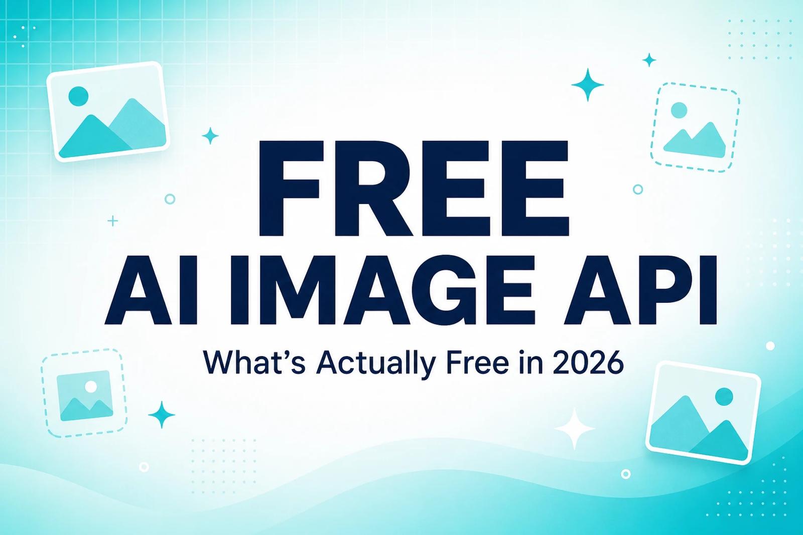 Free AI Image Generation API: What's Actually Free in 2026