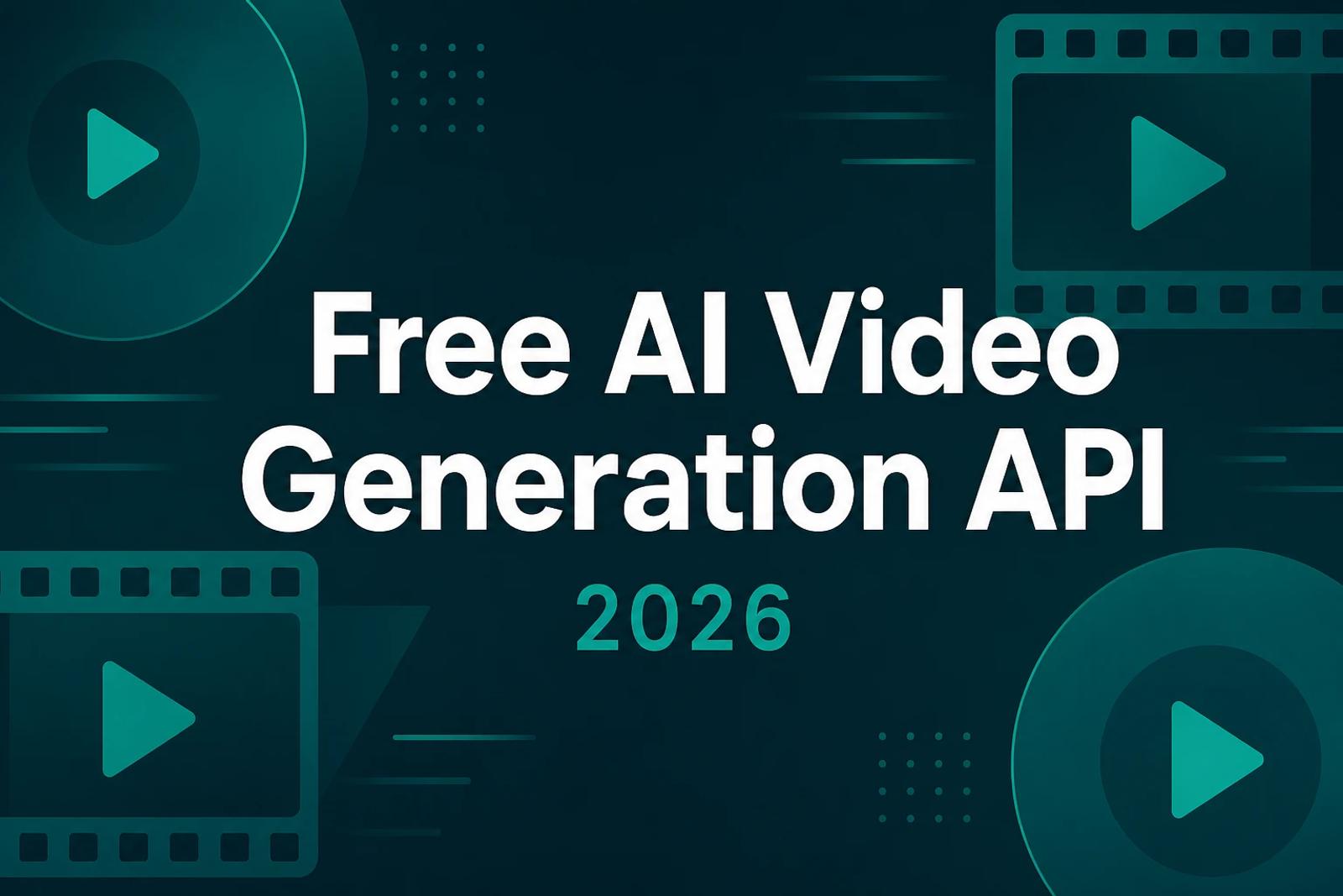 Free AI Video Generation API: What's Actually Free in 2026
