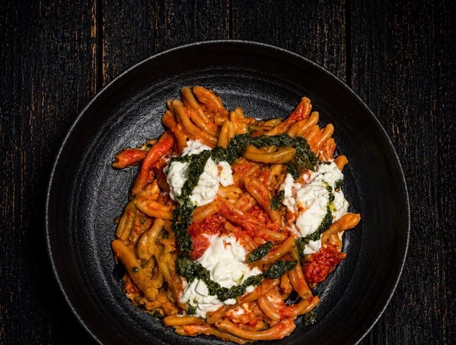 Vodka cream pasta