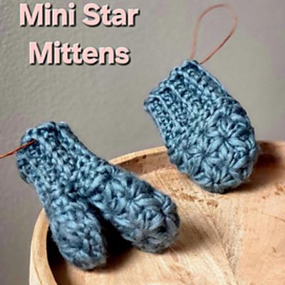 Christmas Mini Star Mittens