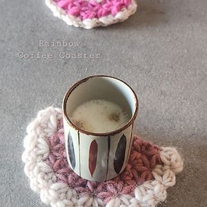 Rainbow Coffee Coaster