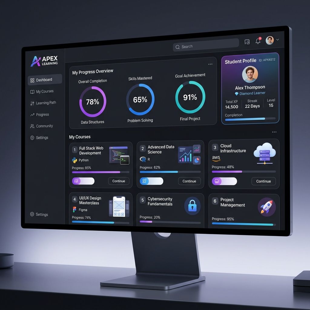 Apex Learning | EdTech UI/UX Redesign