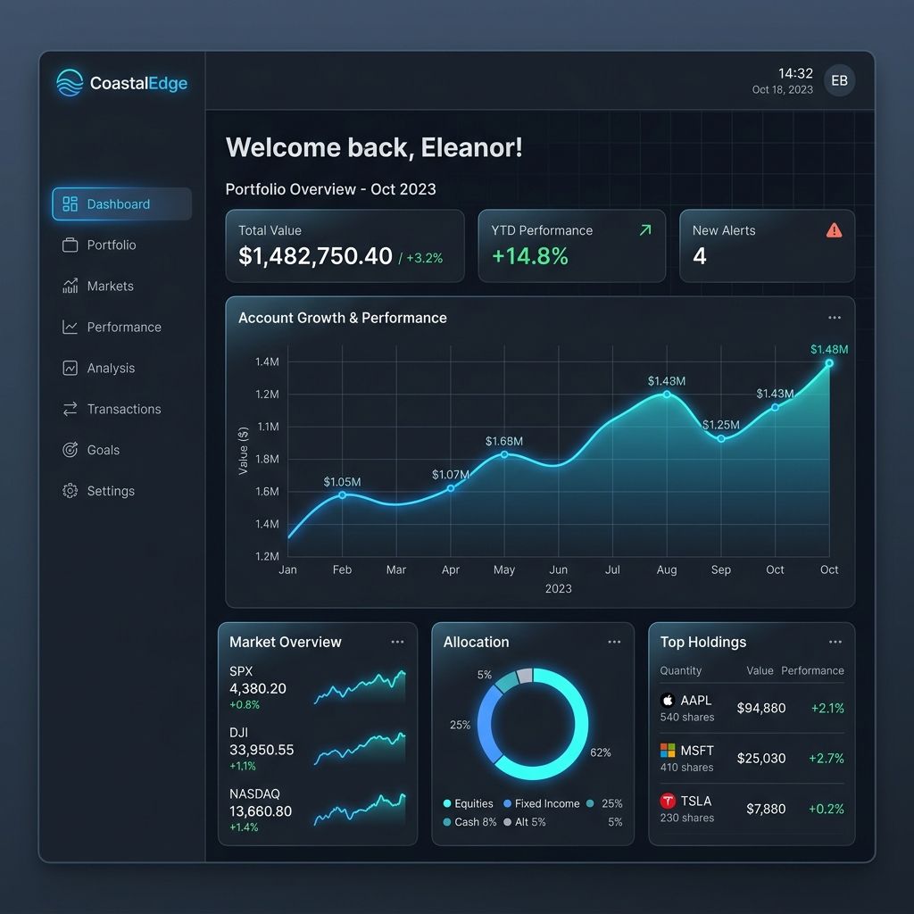 CoastalEdge Capital | Finance SEO Authority Campaign
