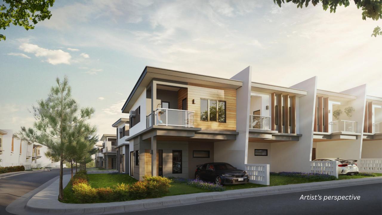 Serin Terraces Tagaytay End Unit Artist's Perspective