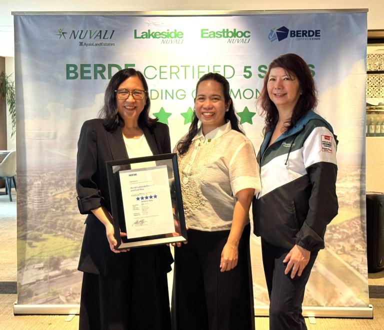 Nuvali Earns BERDE 5-Stars | Ayala Land Estates