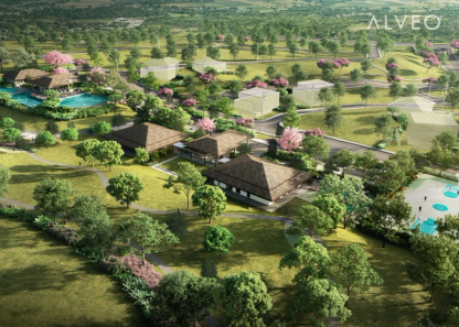 The Social Hall and Pool Pavilion at Sereneo by Alveo Land (Artists Rendering)
