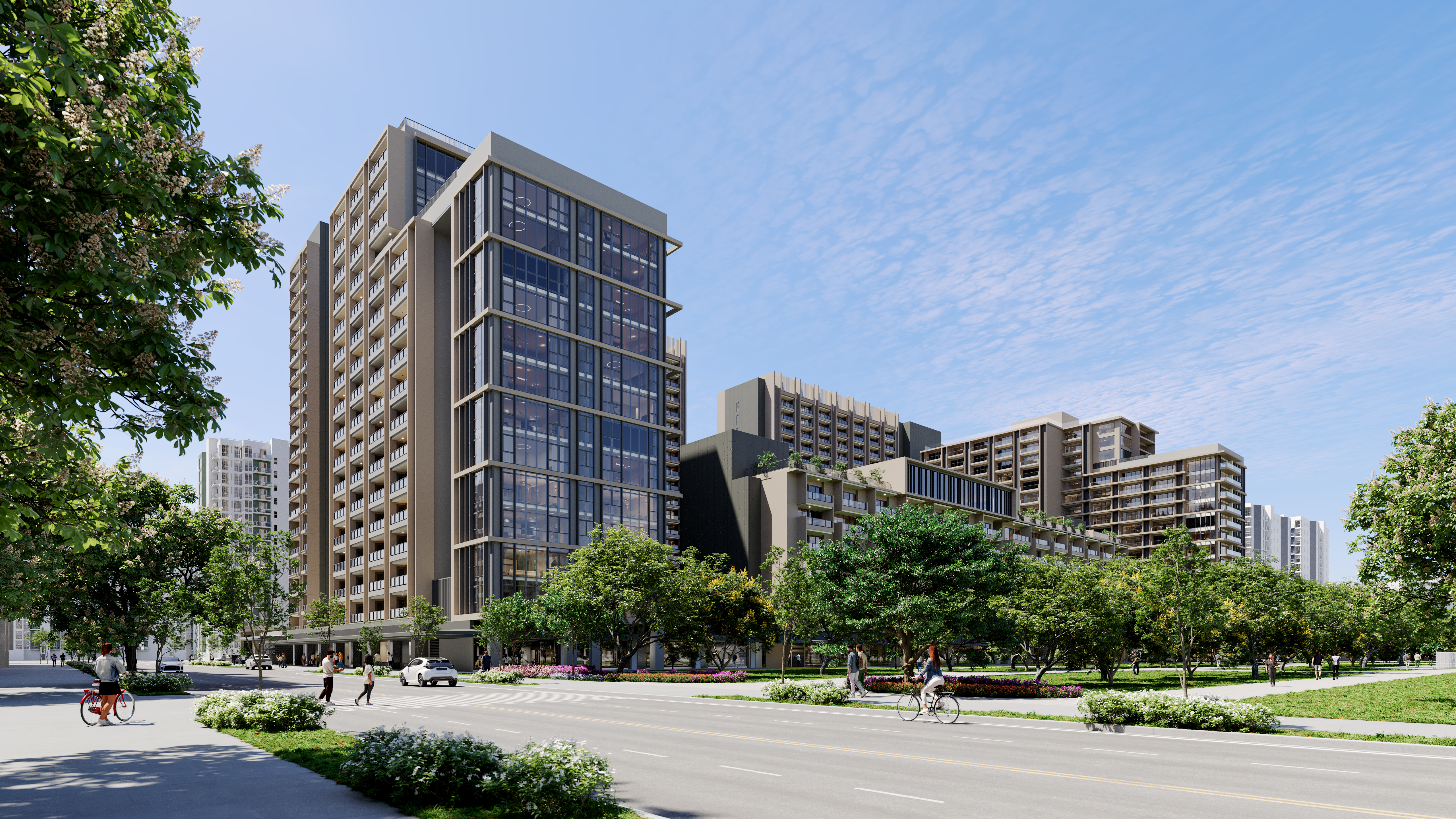Gardencourt Residences by Ayala Land Premier, facade From East Union Drive