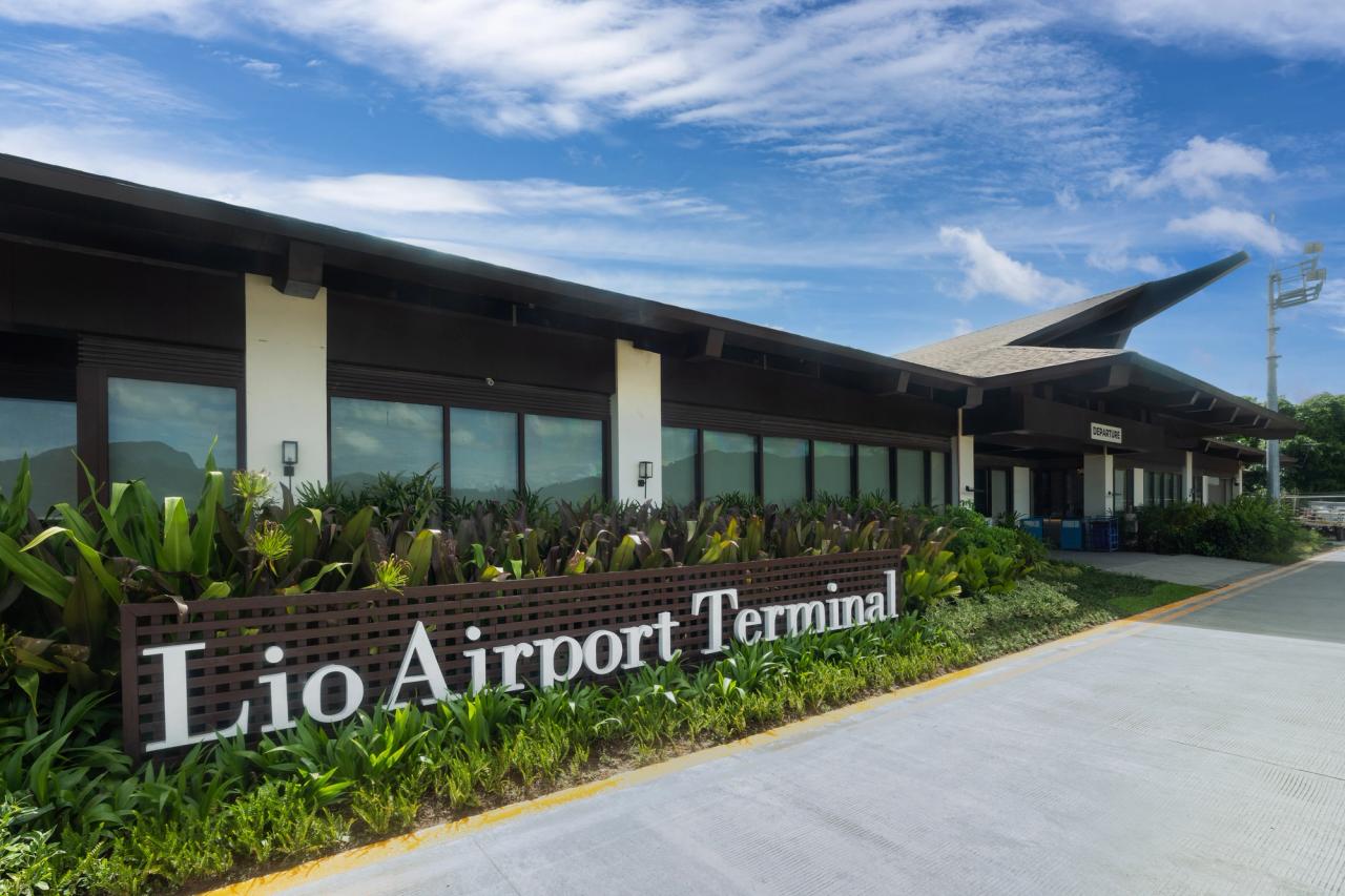 Lio Airport Terminal at Lio, El Nido, Palawan