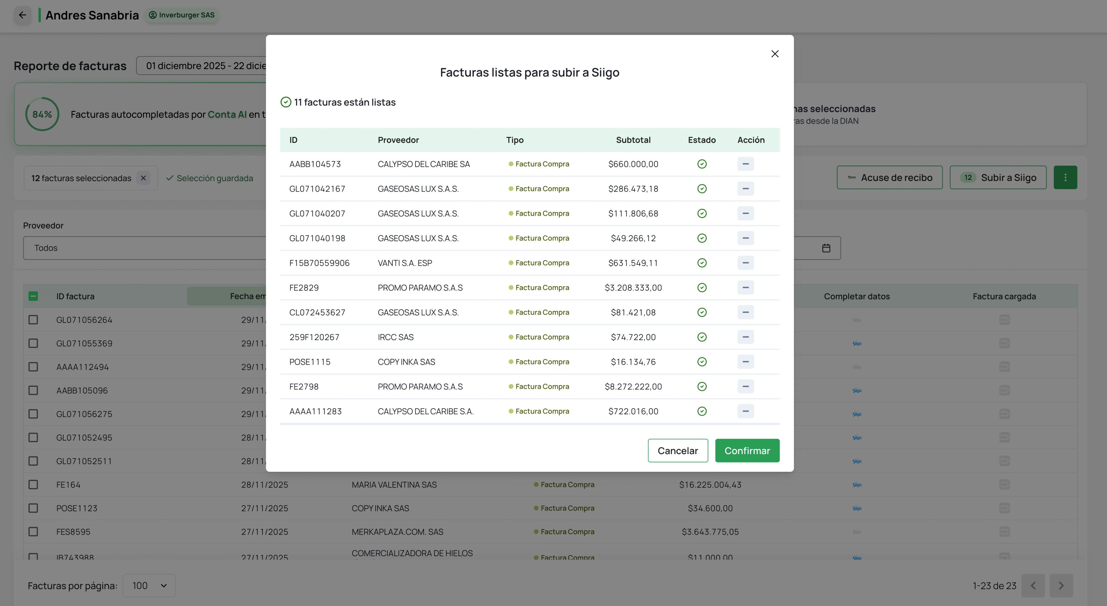 Causar facturas más rápido