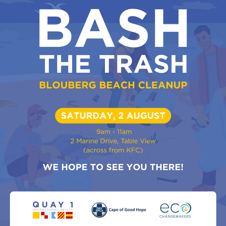 Join Us for "Bash the Trash" - A Community Beach Cleanup in Blouberg!