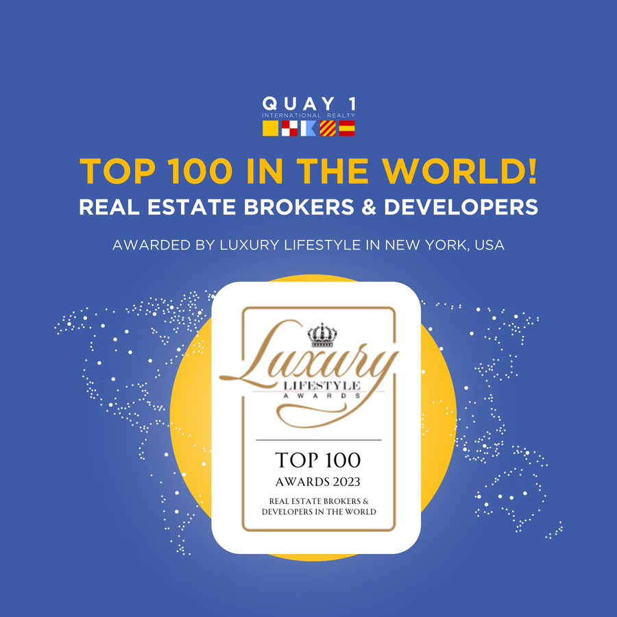 BREAKING NEWS: Quay 1 named in Top 100 Real Estate Brokerages Globally!
