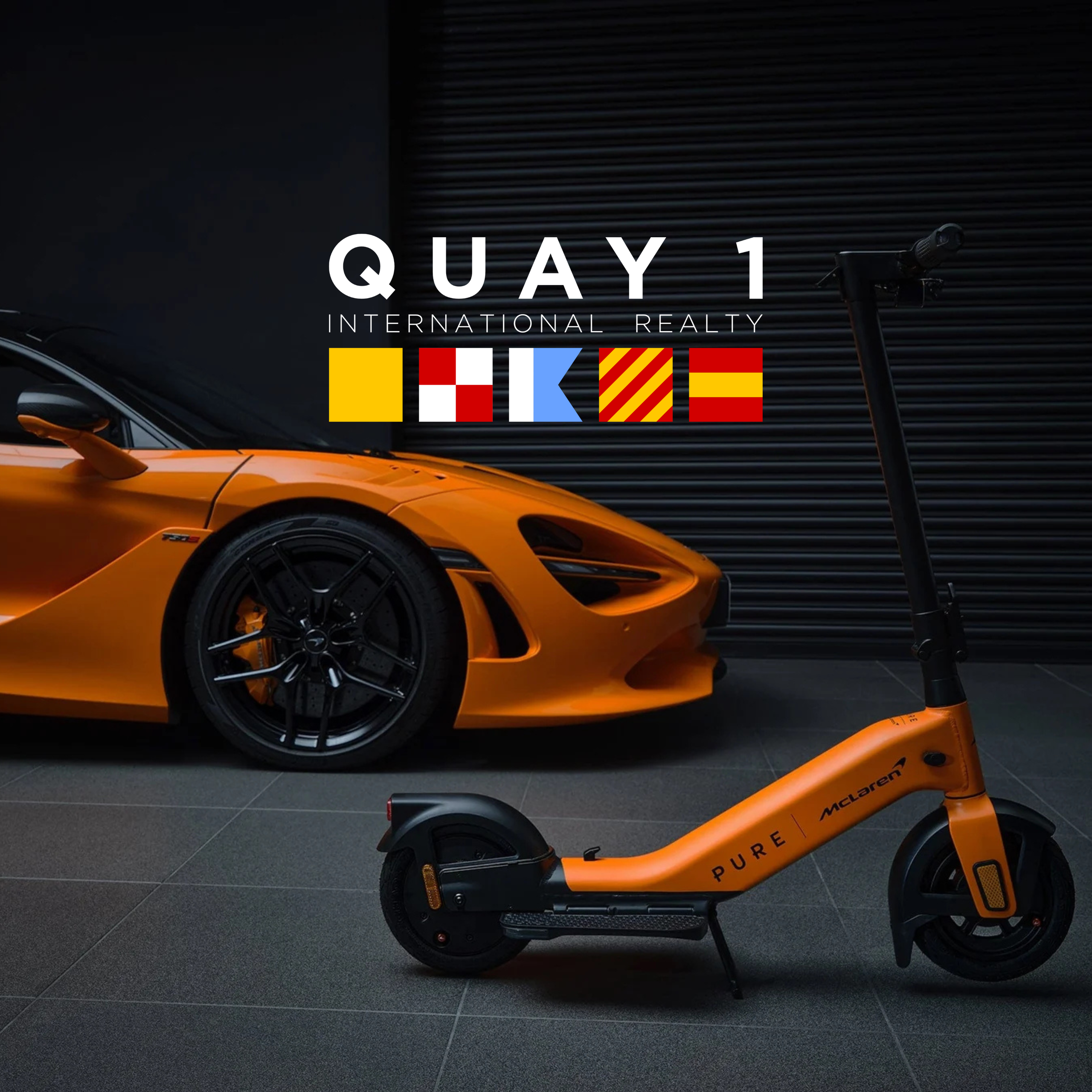 Sell Your Property with Quay 1 and Ride Away on a Pure x McLaren Electric Scooter