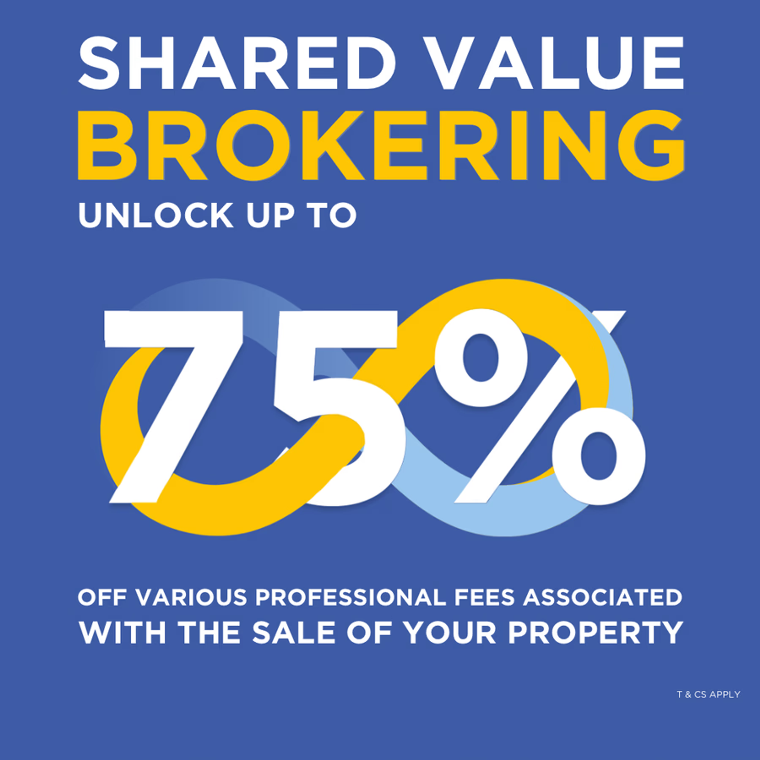 Get up to 75%* off professional fees when you sell with Quay 1!