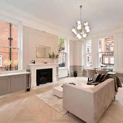 Harrington Gardens living room view