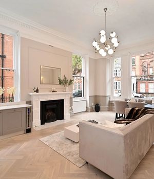 Harrington Gardens living room view