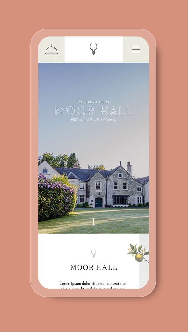 Moor Hall Mobile Homepage