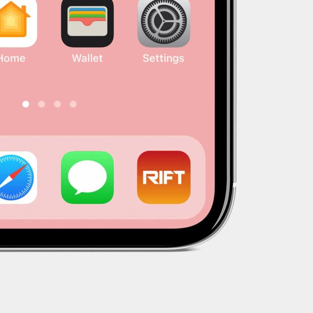 RIFT App phone screen