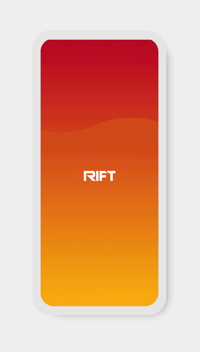 RIFT app screens GIF