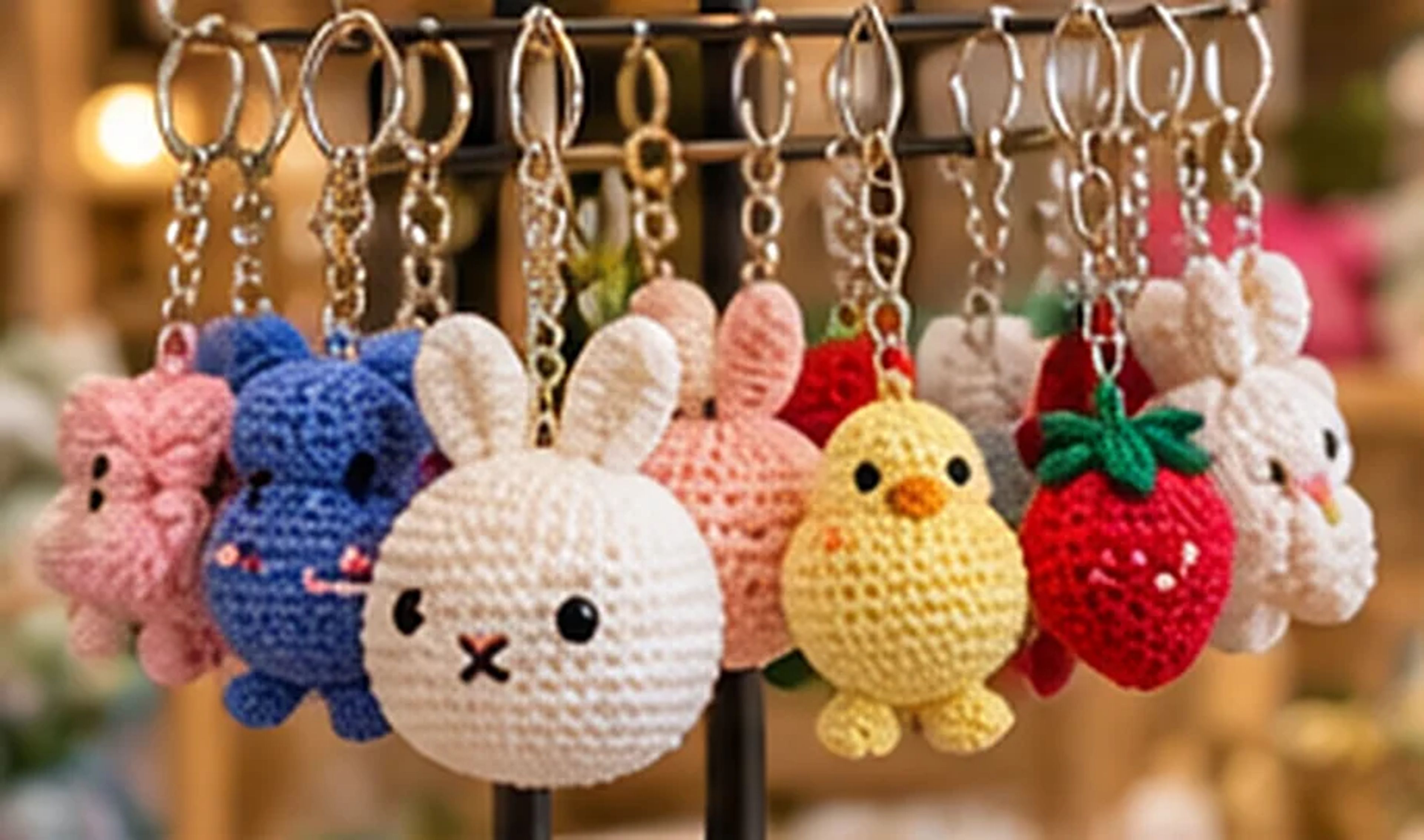Mini Charm Keyrings