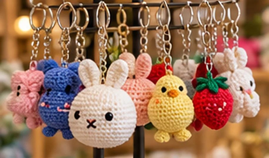 Mini Charm Keyrings