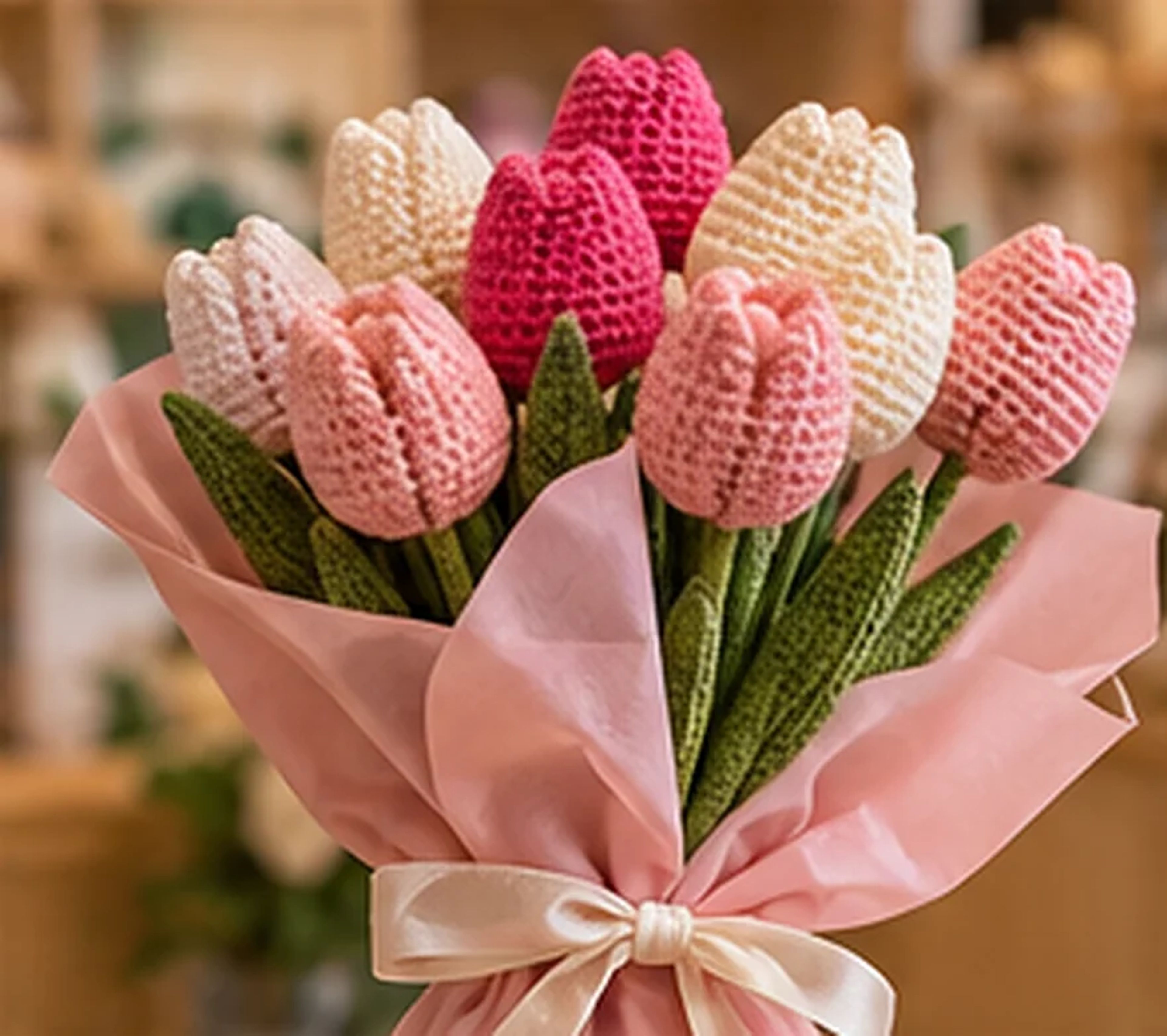 Pink Tulip Bouquet