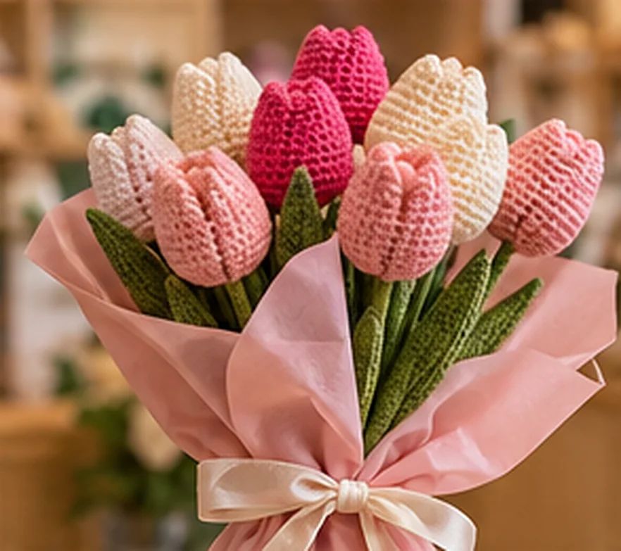 Pink Tulip Bouquet