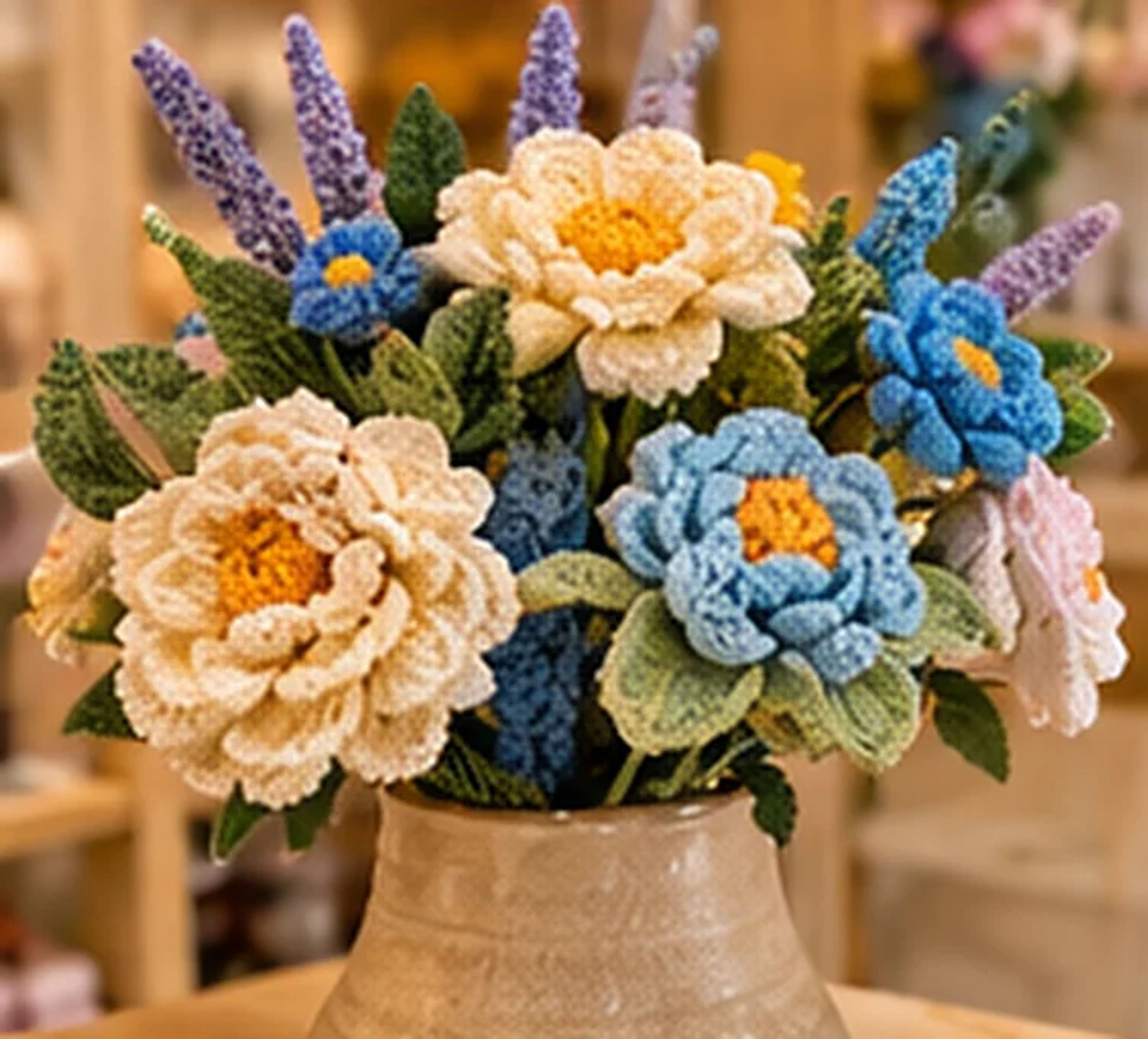 Blue & Cream Arrangement