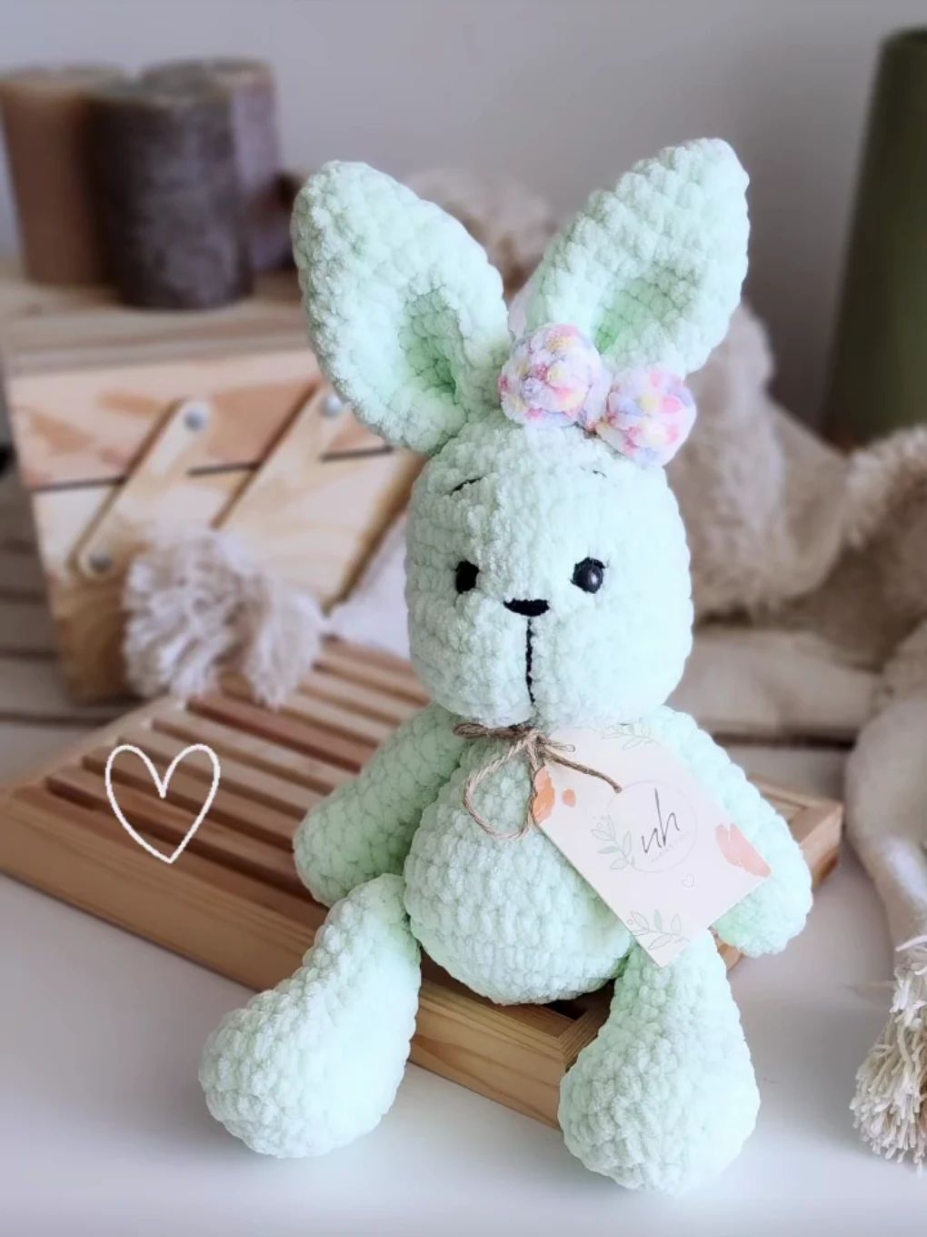 Plush Mint Bunny