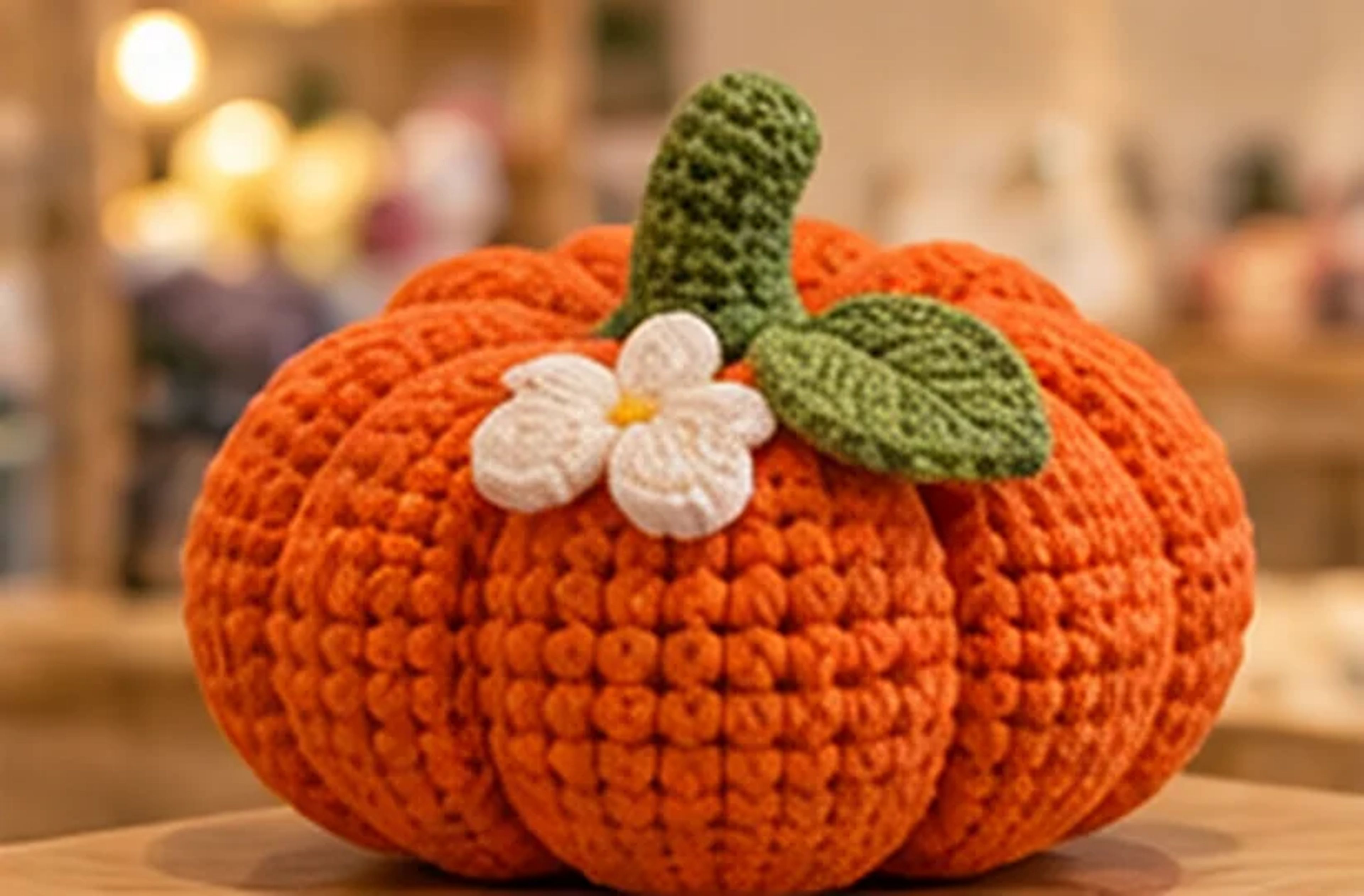 Small Crochet Pumpkin