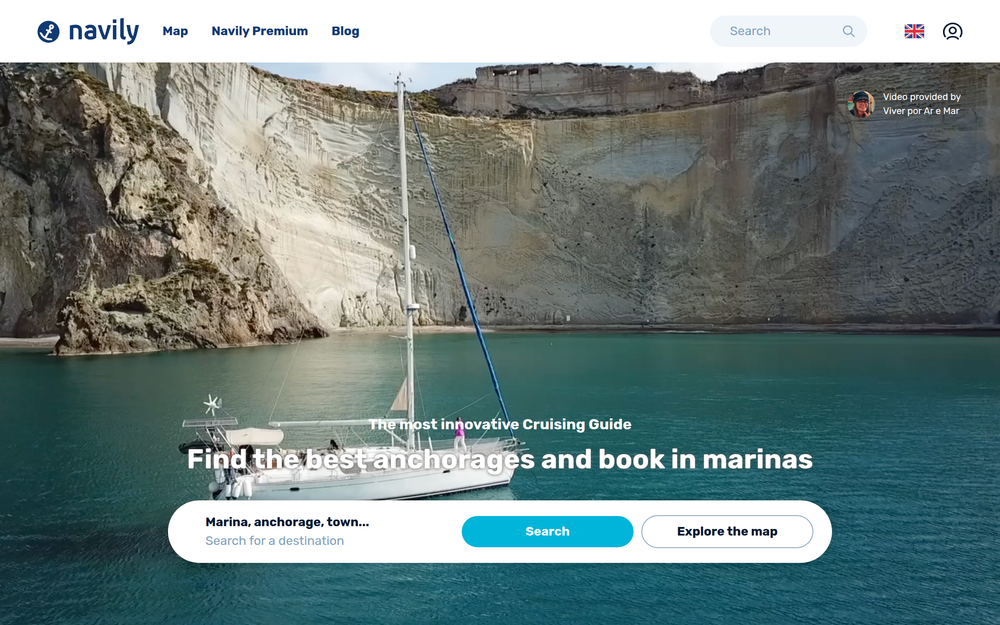 Screenshot of Navily - The most innovative cruising guide