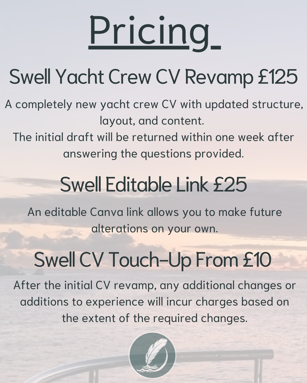 image of Swell Yacht Crew CV Revamps