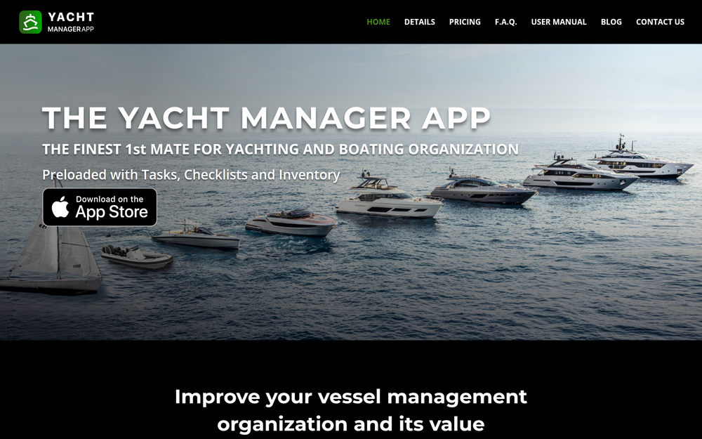 Screenshot of Yacht Manager App | Management 4 Yaching, Boating &amp; Sailing