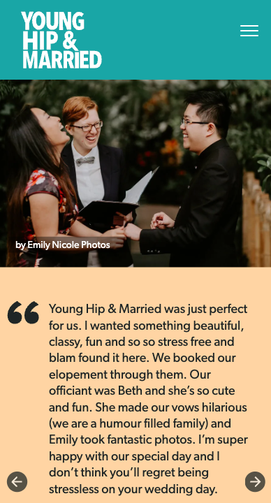 Mobile website design testimonial