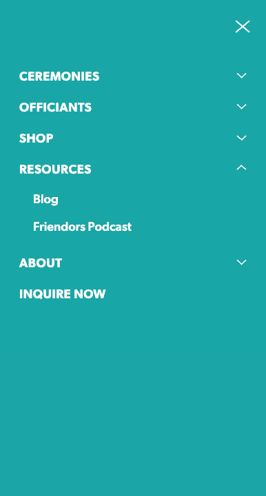 Mobile website design navigation drawer
