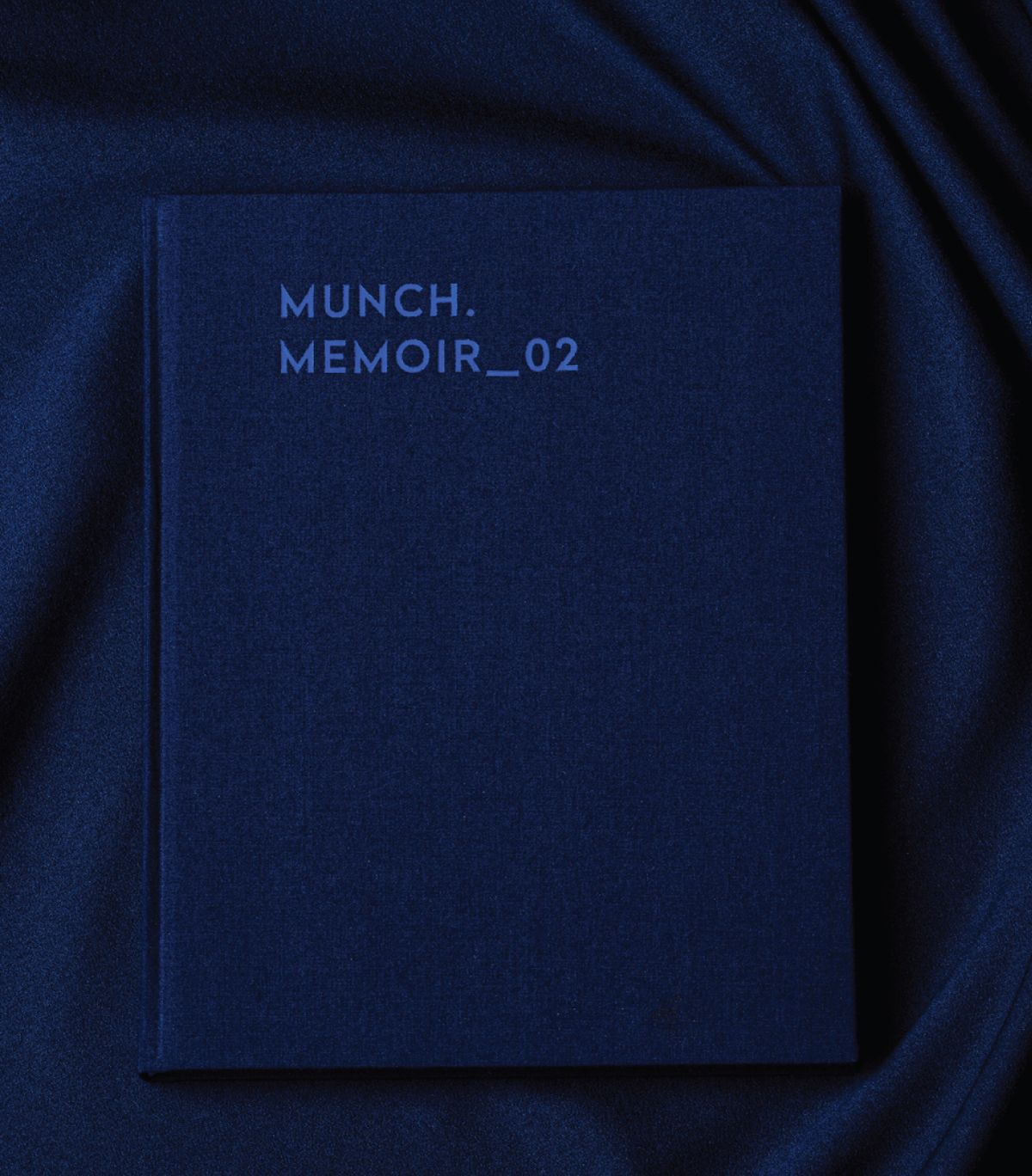 Munch, notebook, blue