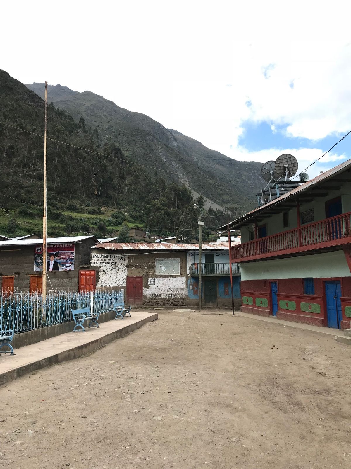 A picture of town square