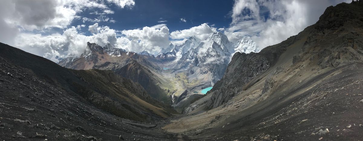 View of the Cordillera Huayhuash