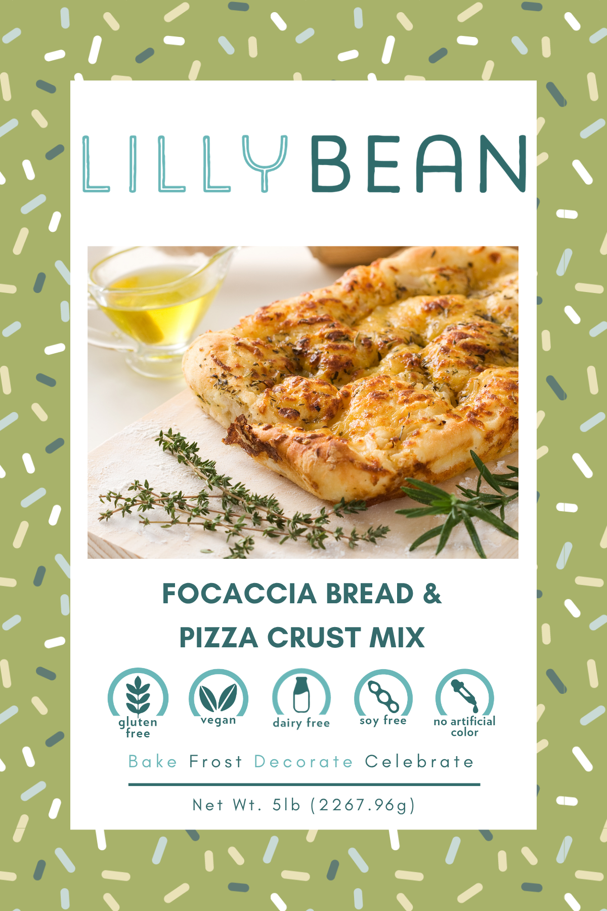 Top-9 Allergen-Free Focaccia Bread Mix