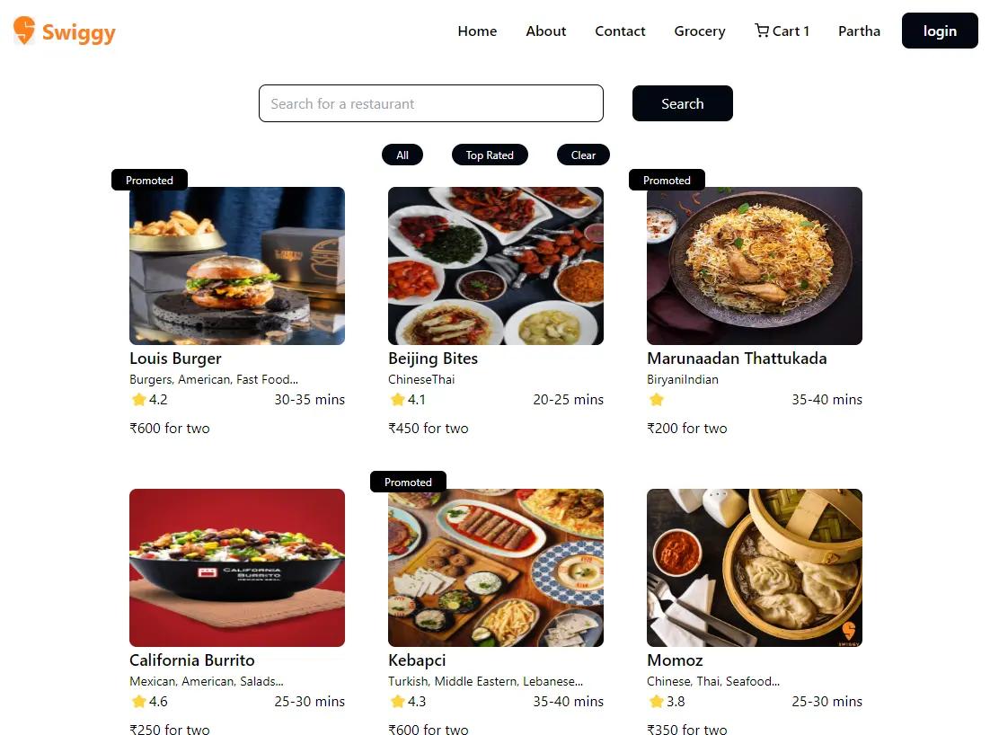 Food Ordering App