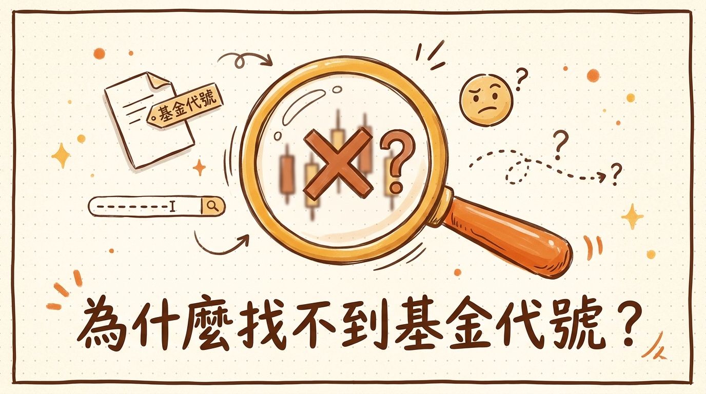 為什麼找不到基金代號?