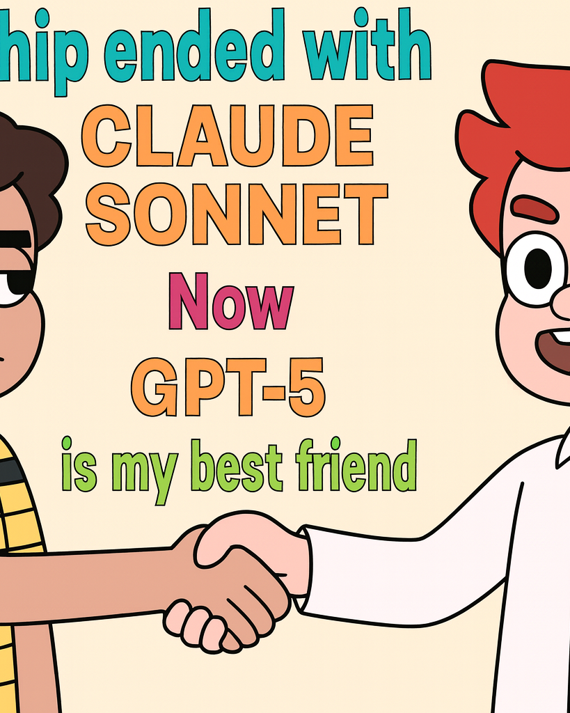 friendship meme GPT5 and Claude.