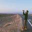 ben taking pics dangerously on the road