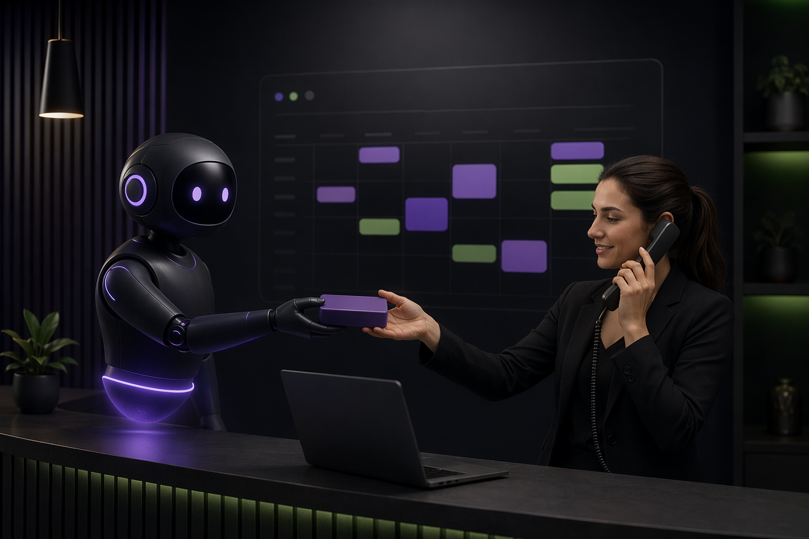 Editorial hero image for Akira Agent article: How an AI booking assistant helps service businesses fill the calendar