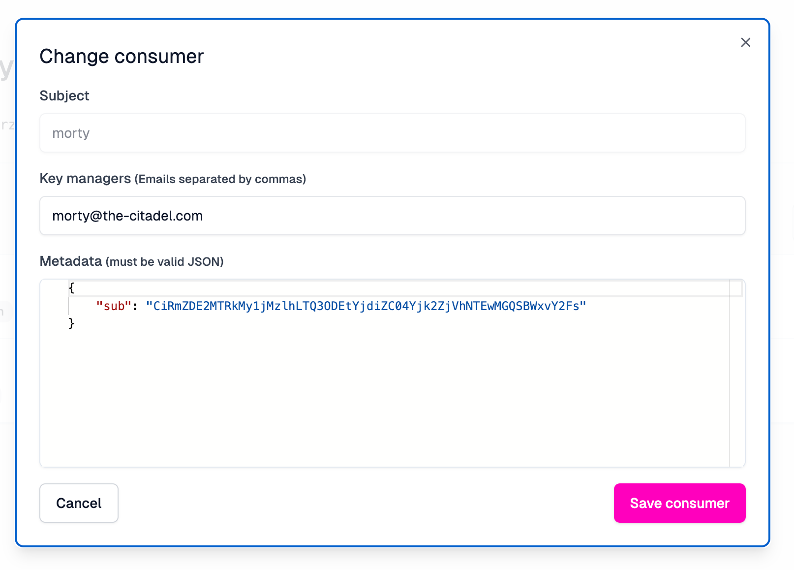 morty api key