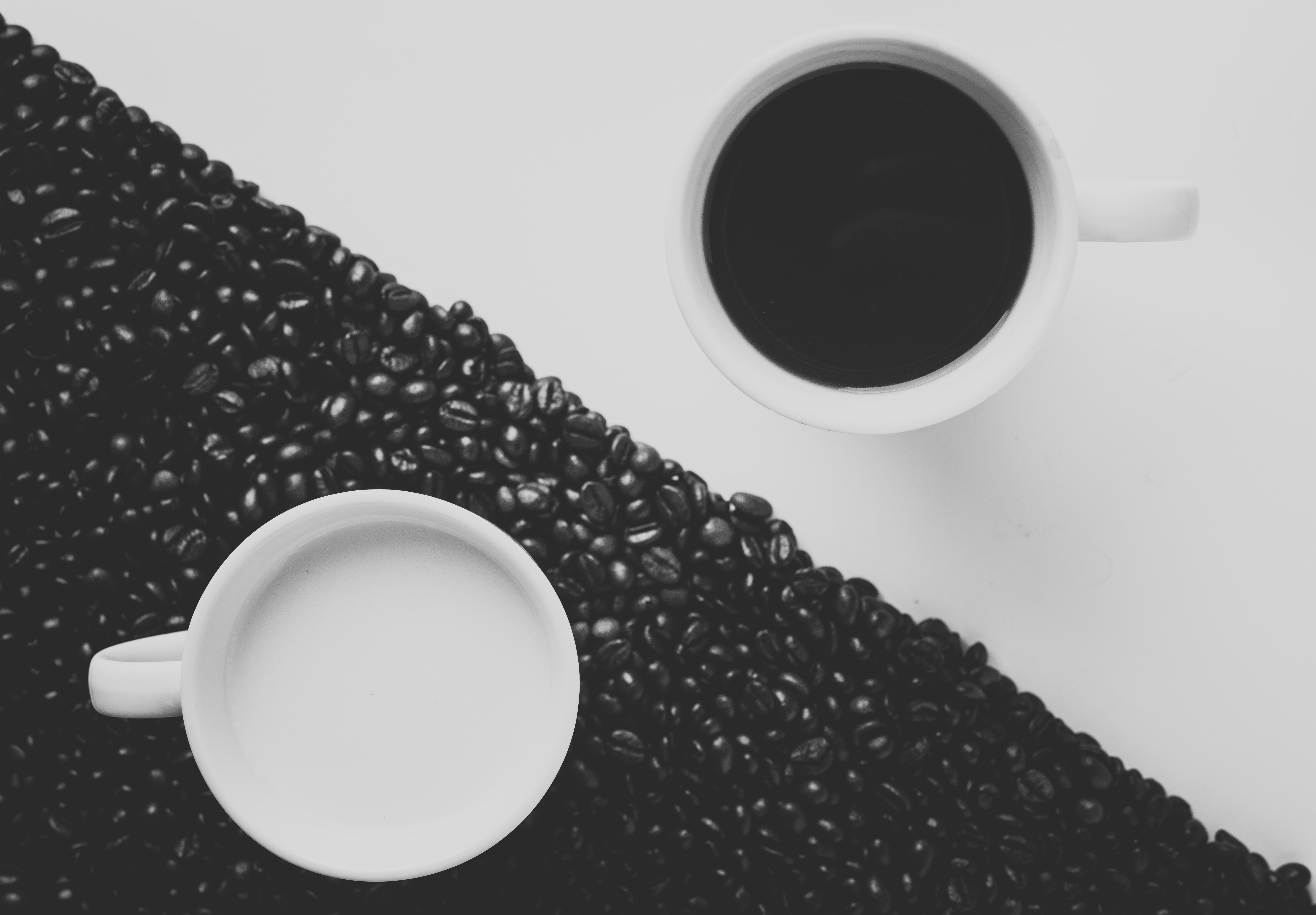black and white coffee mugs